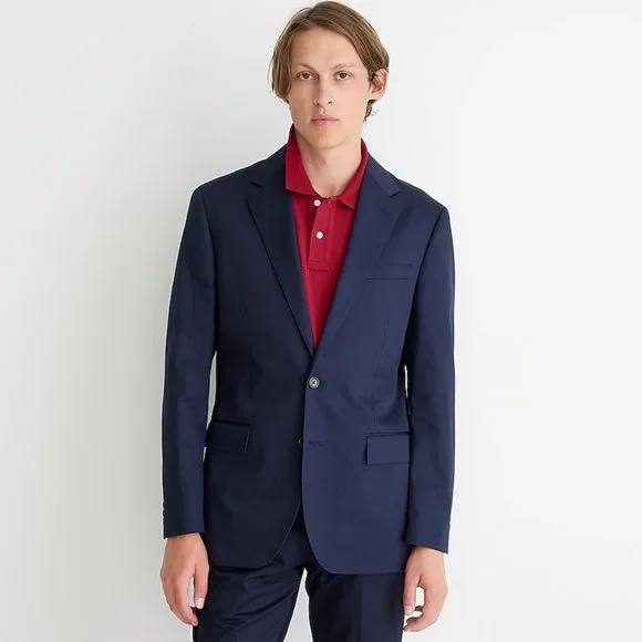 NWT J Crew Ludlow Classic Fit Sport Coat Blazer 38S Short Duca Visconti Italy - Picture 2 of 7